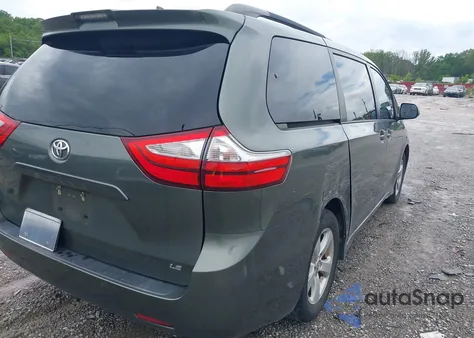 2018 Toyota Sienna Le 8 Passenger из США, поврежденный, VIN 5TDKZ3DCXJS957822